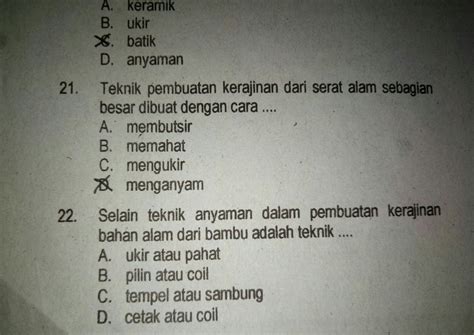 Cara membuat kerai dari bambu. selain teknik anyaman dalam pembuatan kerajinan bahan dari ...