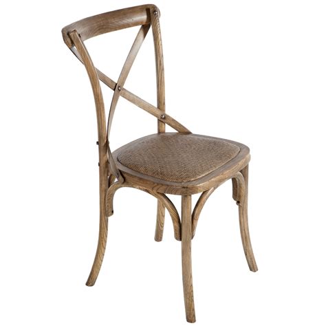 Shabby Chic French Weathered Oak chair - Chairman Hire
