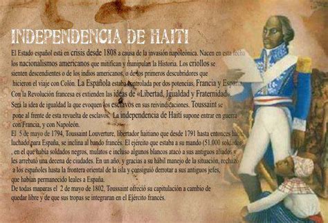 Resumen De La Independencia De Haiti Esclavos Se Rebelan Ejercito