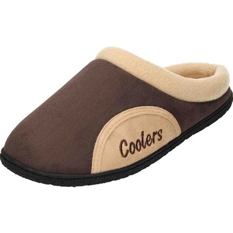 Coolers Slippers Mules Clogs Brown House Shoes Mens Footwear From
