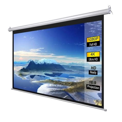 180 Inch Electric Motorised Projector Screen Home Theatre Hd