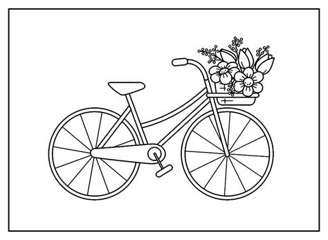 Desenho Bicicleta Para Colorir