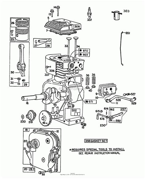 Briggs Stratton 625 Engine Diagram