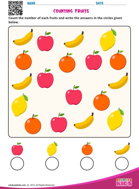 counting objects kids worksheets preschool kindergarten math