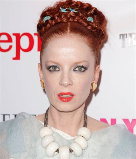 Shirley Mansons Braided Updo Red Hair Woman Red Hair Inspiration Red Hair