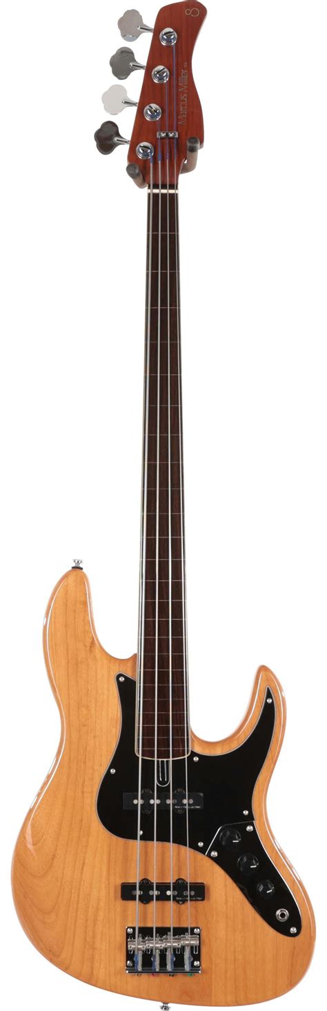 Sire Marcus Miller V5 24 Fret 4 String Fretless Bass Guitar In Natural