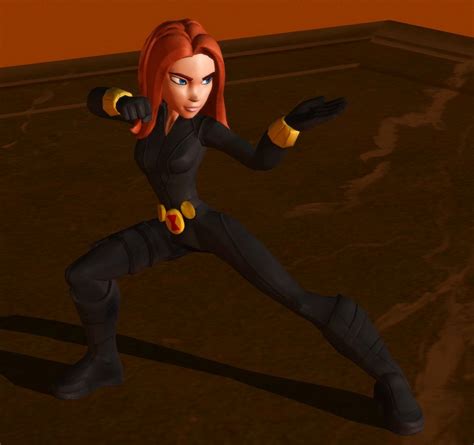 Awesome Black Widow Model From Disneys Infinity 2 Description From