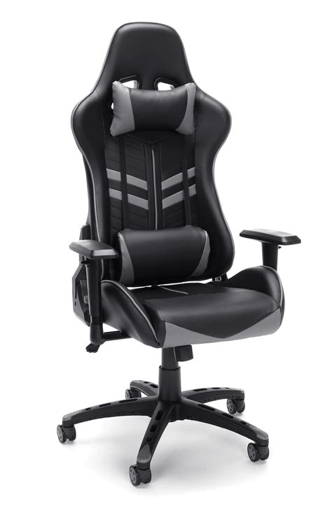These ergonomic chairs support your posture and help you stay alert while working. Essentials By OFM Gaming Chair GrayBlack - Office Depot