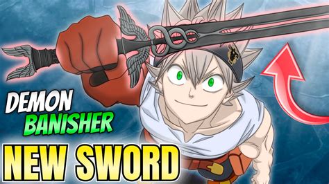 Astas New Sword Demon Banisher 5th Final Anti Magic Weapon Black