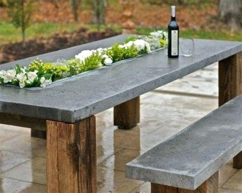 3 Easy DIY Cement Table Ideas for Your Patio Designs - Homiku.com