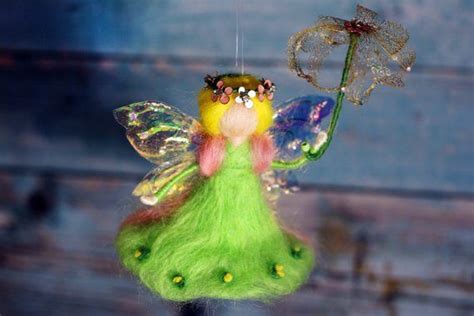 Fairy Miniature Doll Felt Elf Forest Fairy Ooak Art Doll Etsy Ooak