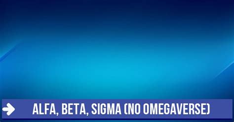 Test Alfa Beta Sigma No Omegaverse