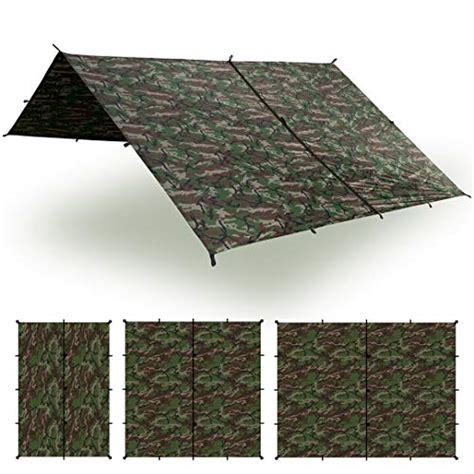 Aqua Quest Safari Tarp 100 Waterproof Lightweight Silnylon Bushcraft Camping Shelter 10x7