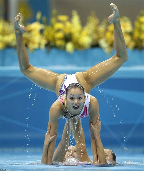 London Synchronised Swimmers Bring Beauty To The Pool As They Compete For Olympic Title