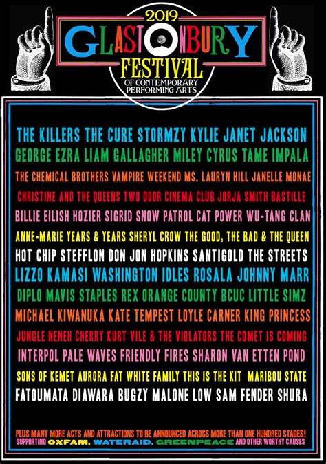 Glastonbury Festival 2019 Poster