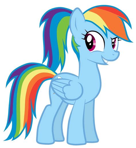 Is It Just Me Or Does Anyone Else Think Rainbow Dash With A Pony Tail