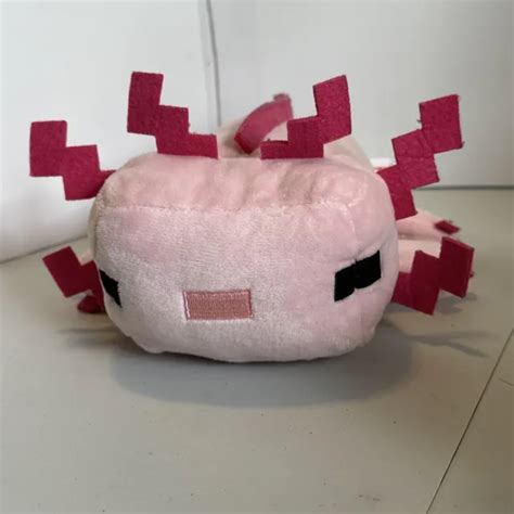 Mojang Minecraft Mattel Pink Axolotl Stuffed Animal Plush 12 Soft Zoom