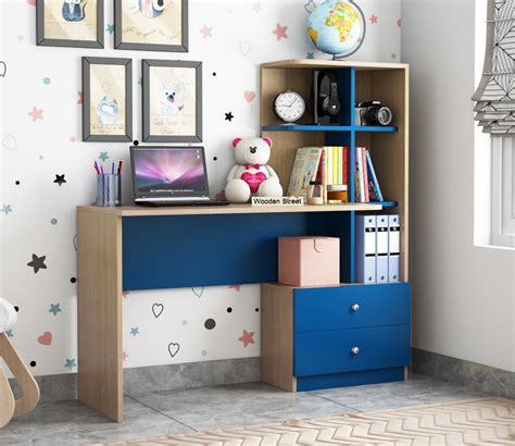 Buy Candyland Kids Study Table Electric Blue Online In India At Best