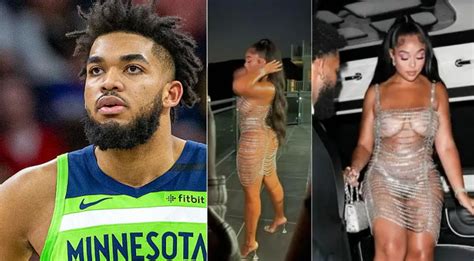 Jordyn Woods Eye Popping Outfit Distracts Timberwolves Players Photos