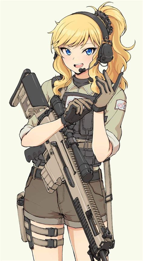 Pin By Xxliarulesxx On Tactical Anime Girls Anime Warrior Anime