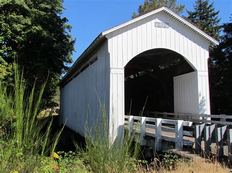 Mosby Covered Bridge In Oregon Route Cottage Grove Covered Bridges
