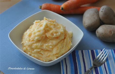 Ti serve mezzo chilo di patate che equivale a circa 2 grossi tuberi. Ricetta Purè di patate e carote | Nonsolodolce di Lorena