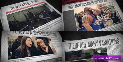 Newspaper Promo - After Effects Project (Videohive) » free after