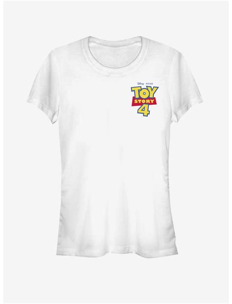 Disney Pixar Toy Story 4 Chest Color Logo Girls White T Shirt White Hot Topic