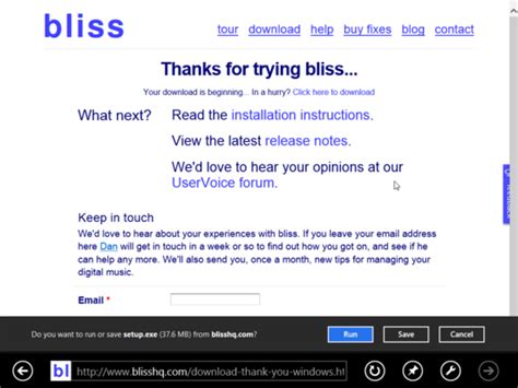 Installing Bliss In Windows 8 Bliss