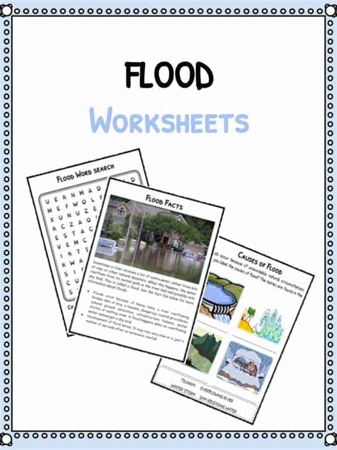 Flood Facts, Worksheets & Information For Kids