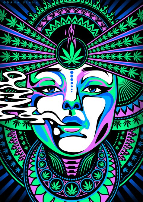 √ Trippy Weed Drawing