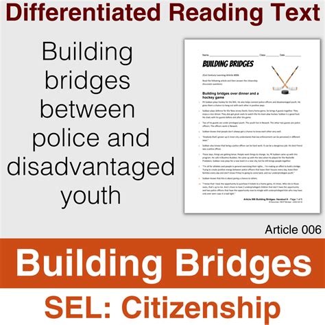 Building Bridges between Police and Youth - Reading Comprehension