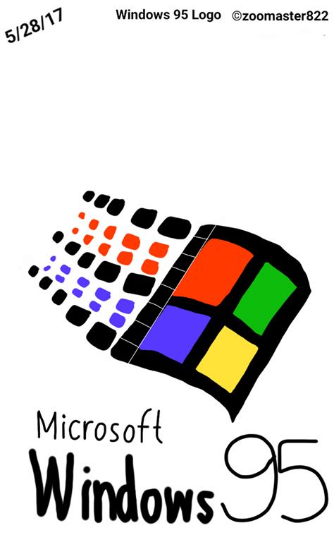 Windows 95 Logo by SmartCookieMan756 on DeviantArt png image
