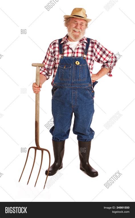 Imagen y foto Feliz Granjero (prueba gratis) | Bigstock