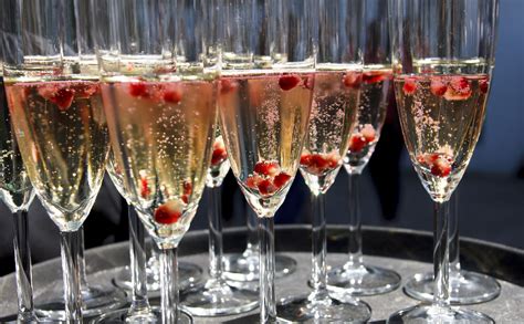 Video new year and christmas celebration with champagne. Festive Pomegranate Champagne Cocktail Recipe at ...