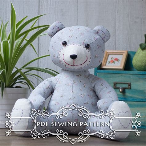 Easy, Stuffed Teddy Bear Sewing Pattern | How To Make a Teddy Bear