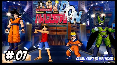 Battle Stadium Don Gameplay Ptbr 7 Goku Vs Luffy Vs Naruto Vs Cell