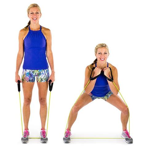 Skater Squat With Resistance Band Squats With Resistance Band Band Workout Resistance Band