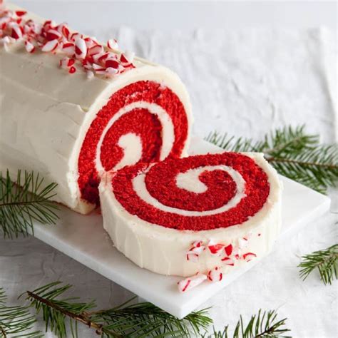 Recipe Peppermint Red Velvet Cake Roll The Best Video Recipes For All