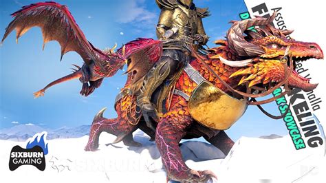 Firedrake Dragon Mount And Drakeling Raven Dragon Knight Pack Assassin
