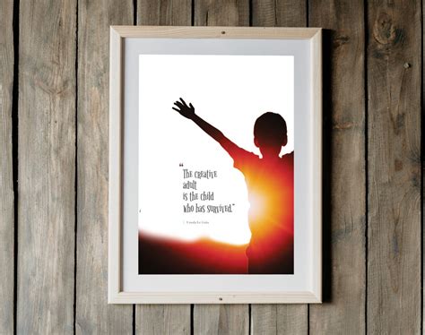 Ursula Le Guin Quote The Creative Adult Is The Child Etsy
