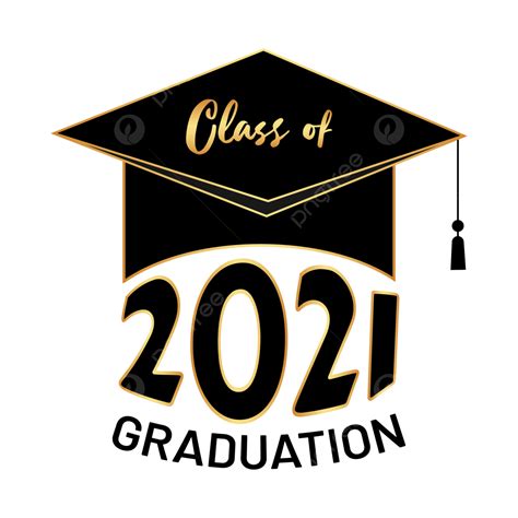 Graduated Hat Vector Design Images Class Of 2021 Graduation Text