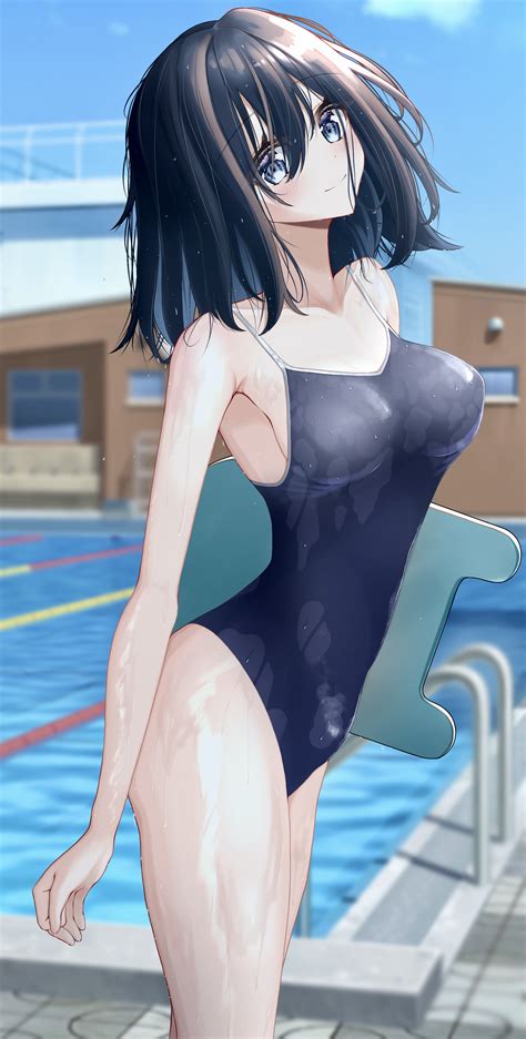 Original Characters Solo Anime Anime Girls Swimwear Artwork