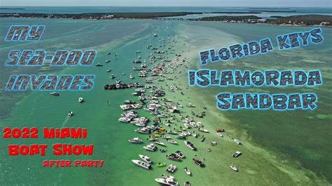 I Took My 2022 Sea Doo Rxt X 300 To Islamorada Sandbar Florida Keys