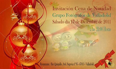 Invitación Cena de Navidad del Grupo Fotógrafos de Vallado… | Flickr