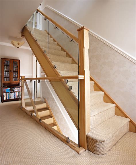 Oak And Glass Staircase Neville Johnson