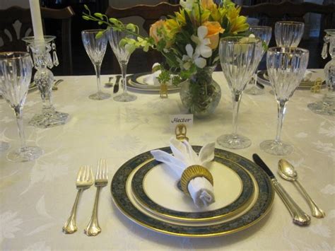 Creative Hospitality How To Set A Formal Dinner Table