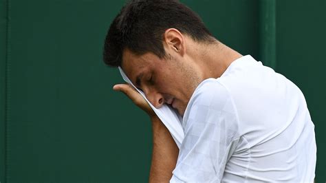 Wimbledon 2017 Bernard Tomic Bored During Defeat By Mischa Zvere
