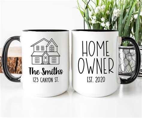 Coffee Mug Home Owner Personalized Mug Housewarming T Etsy