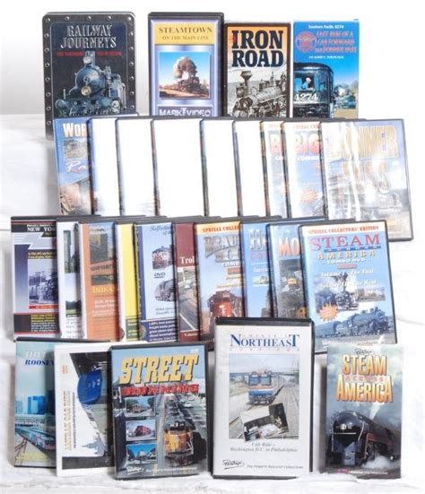 82 31 Pentrex Herron Railroad Dvds And Vhs Tapes Lot 82